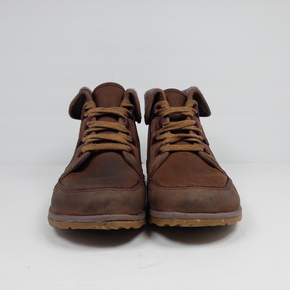Chaco Barbary Womens Size 8 Maroon Brown Leather Outdoors Boots Shoes J106808 - Picture 6 of 11
